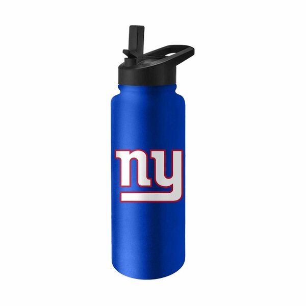 Logo Brands New York Giants 34oz Logo Quencher Water Bottle 621-S34QB-8